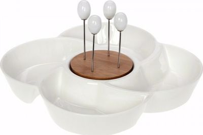 Cryspo Trio Ορντερβιέρα 4 Θέσεων Πορσελάνης 'Lotos Bamboo' 65000132